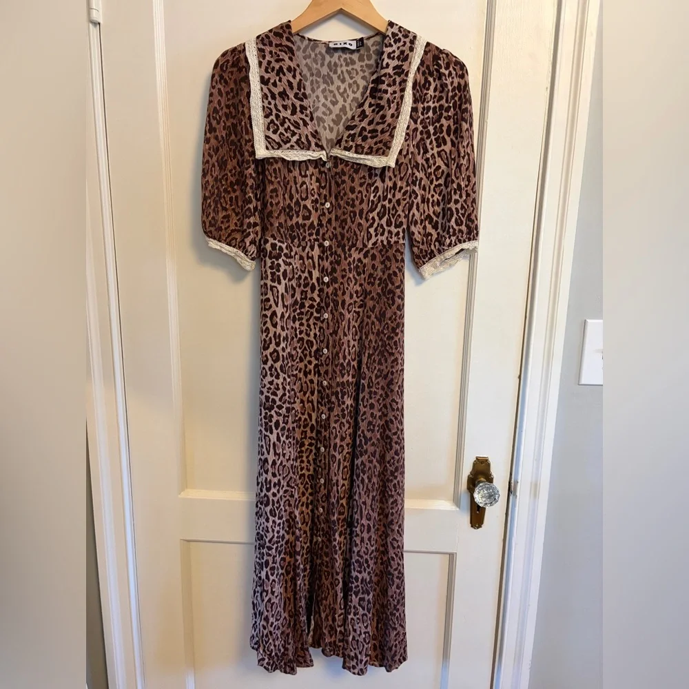 RIXO | Ellen Leopard Print Dress, Size XS - Picture 5 of 15